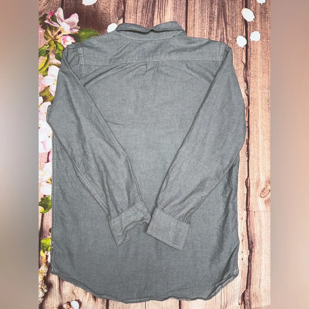 GAP Kids Gray Button Down Shirt